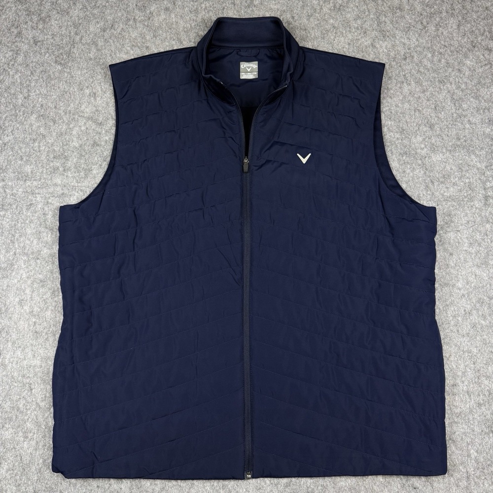 Callaway Navy Quilted Golf Vest